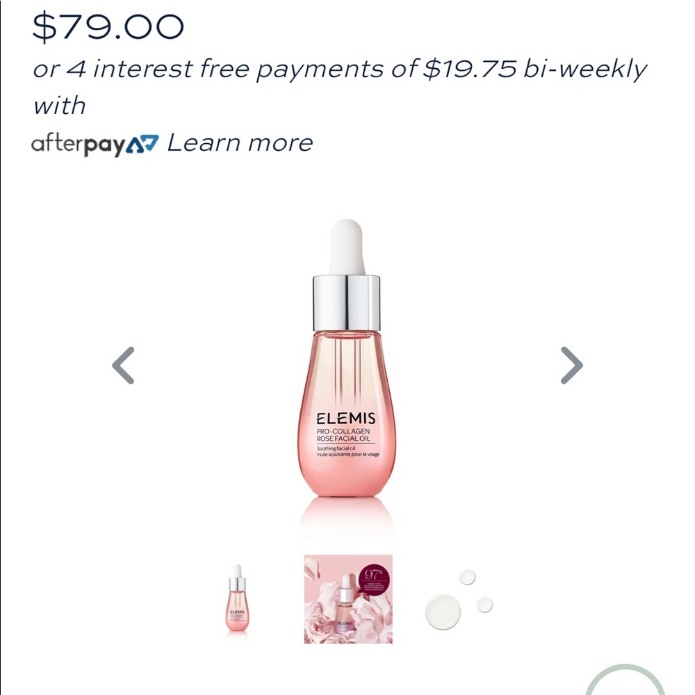 Elemis pro-collagen rose facial oil